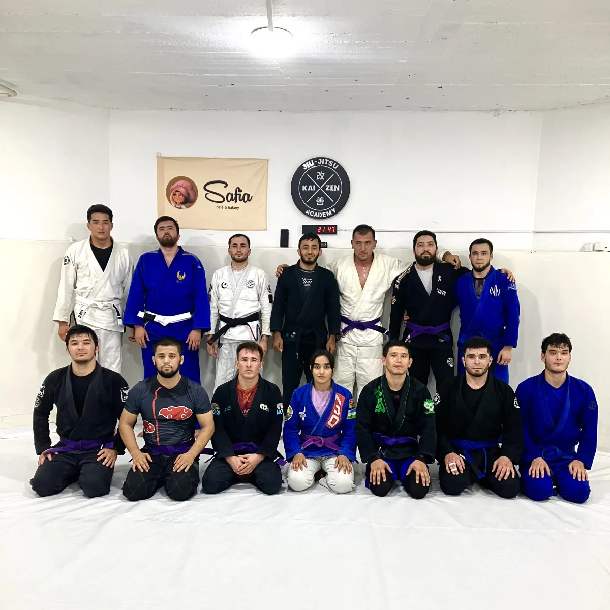 Kaizen Jiu Jitsu Academy team on the mats